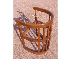 An Arts & Crafts Oak tub chair - Thumbnail 5