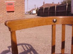 An Arts & Crafts Oak tub chair - Thumbnail 6