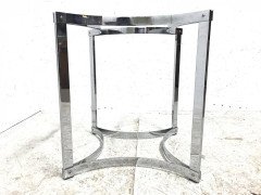 Richard Young Merrow Associates a Chrome Dining Table & a Set of 8, 160z Chairs - Thumbnail 6