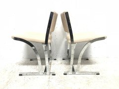Richard Young Merrow Associates a Chrome Dining Table & Set of 8, 160z Chairs - Thumbnail 9