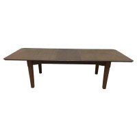 Arthur Simpson Attributed, an English Arts & Crafts Walnut Slide Extending Dining Table