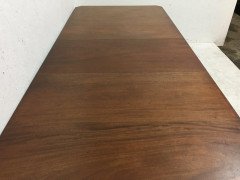 Arthur Simpson attributed an English Arts & Crafts Walnut Slide Extending Dining Table - Thumbnail 2