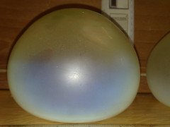 A Pair of Arts & Crafts Vaseline/Uranium Glass Dome Shaped Shades - Thumbnail 5