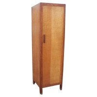 Heal's and Son, an English 1930s Slim Single Oak Wardrobe or Kitchen Cupboard - Thumbnail 1