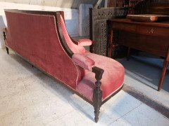 H. W. Batley Attri, Collinson & Lock. Aesthetic Movement Rosewood Courting Sofa - Thumbnail 13