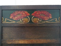Liberty & Co. English Arts & Crafts 3 Fold-Screen with Stylised Floral Details - Thumbnail 3