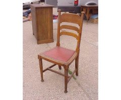 William Birch for Liberty & Co., A Set of Sixteen Arts & Crafts Oak Dining Chairs - Thumbnail 3
