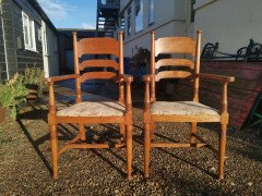 William Birch for Liberty & Co., Set of Sixteen Arts & Crafts Oak Dining Chairs - Thumbnail 7