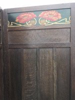 Liberty & Co. English Arts & Crafts 3 Fold-Screen with Stylised Floral Details - Thumbnail 9