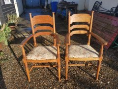 William Birch for Liberty & Co., a Set of Sixteen Arts & Crafts Oak Dining Chairs - Thumbnail 9