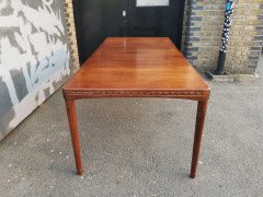 H. W. Klein, bramin Scandinavian Extending Dining Table & Six Chairs with Carving - Thumbnail 6