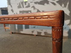 H. W. Klein, bramin Scandinavian Extending Dining Table & Six Chairs with Carving - Thumbnail 9