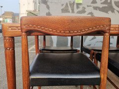 H. W. Klein, bramin Scandinavian Extending Dining Table & Six Chairs with Carving - Thumbnail 13