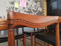 H. W. Klein, bramin Scandinavian Extending Dining Table & Six Chairs with Carving - Thumbnail 14