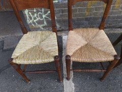 Liberty & Co., William Birch, Arts & Crafts Armchair & Two Differing Side Chairs - Thumbnail 8
