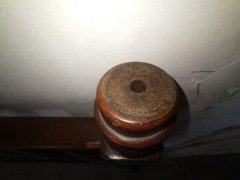 E. W. Godwin Style Rare Anglo-Japanese Walnut Double Bed with Lattice Work Details - Thumbnail 17