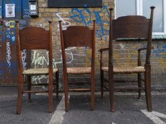 Liberty & Co., William Birch, Arts & Crafts Armchair & Two Differing Side Chairs - Thumbnail 11