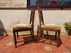 Bruce Talbert for Gillow & Co., Set of Six Aesthetic Movement Oak Dining Chairs - Thumbnail 8