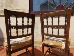 Bruce Talbert for Gillow & Co., Set of Six Aesthetic Movement Oak Dining Chairs - Thumbnail 11