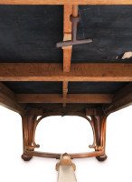 Emile Hurtre Art Nouveau Billiard Table Made by E. Gueret - Médaille d'Or, 1889 - Thumbnail 3