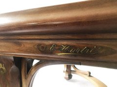 Emile Hurtre Art Nouveau Billiard Table Made by E. Gueret - Médaille d'Or, 1889 - Thumbnail 4