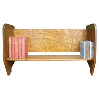 Well-Crafted Arts & Crafts Table Top Bookcase Made From 1/4 Sawn Oak