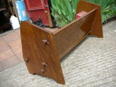 Good Quality Arts & Crafts Table Top Bookcase Made From 1/4 Sawn Oak - Thumbnail 4