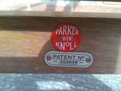 Parker Knoll, Mid-Century English Arts & Crafts Style Oak Reclining Armchair - Thumbnail 21
