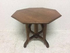 A. W. N. Pugin Attri, an Exceptional Gothic Revival Octagonal Oak Centre Table - Thumbnail 8