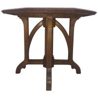 A. W. N. Pugin Attri, an Exceptional Gothic Revival Octagonal Oak Centre Table - Thumbnail 10