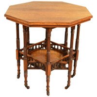 Gregory & Co. Aesthetic Movement Eight Leg Octagonal Library Centre or Side Table - Thumbnail 1
