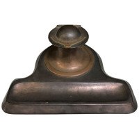 C. F. A. Voysey Attributed, Made by Richard Rathbone, an Arts & Crafts Copper Inkstand