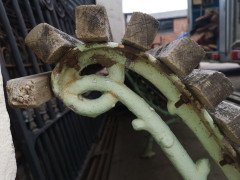 Coalbrookdale Cast Iron Garden Bench In the style of Organic Naturistic Branches - Thumbnail 6