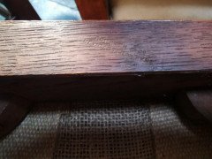 Sopworth & Son. 5 English Gothic Revival Oak Dining Chairs with Ebonised Inlays - Thumbnail 19