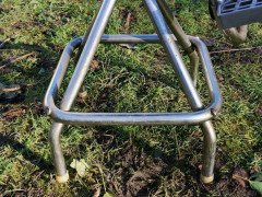 Mid-Century Modern Chrome Rotating & Extending Child's Hairdressing Armchair - Thumbnail 9
