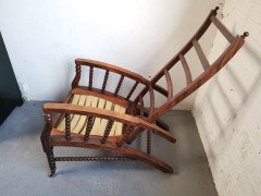 Morris & Co. Attributed, an Aesthetic Movement Reclining Armchair - Thumbnail 2