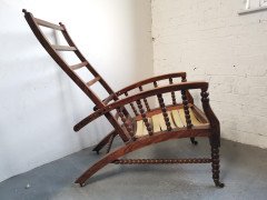 Morris & Co. Attributed, Aesthetic Movement Reclining Armchair - Thumbnail 3