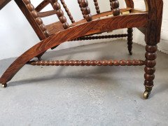Morris & Co. Attributed, an Aesthetic Movement Reclining Armchair - Thumbnail 6