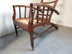 Morris & Co. Attributed, an Aesthetic Movement Reclining Armchair - Thumbnail 7