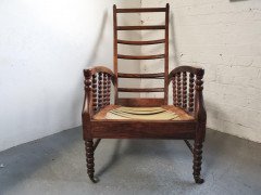 Morris & Co. Attributed, an Aesthetic Movement Reclining Armchair - Thumbnail 8