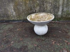 Willy Guhl, Eternit, Garden Planter with Ball Stand for the Dish Shaped Planter - Thumbnail 4