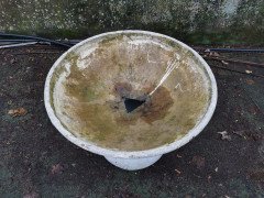 Willy Guhl, Eternit, Garden Planter with Ball Stand for the Dish Shaped Planter - Thumbnail 8