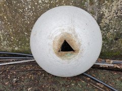 Willy Guhl, Eternit, Garden Planter with Ball Stand for the Dish Shaped Planter - Thumbnail 14