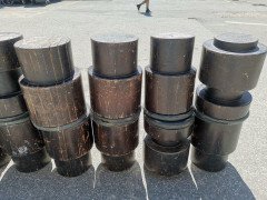 Set of Fourteen Mid-Century Modern Wooden Cafe/Bar Stools of Differing Designs - Thumbnail 14