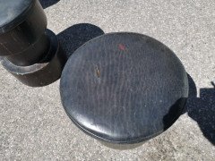 Set of Fourteen Mid-Century Modern Wooden Cafe/Bar Stools of Differing Designs - Thumbnail 18