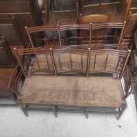 William Morris, ford Maddox Brown, a Rare Pair of Sussex Three Seater Settees - Thumbnail 3