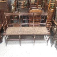 William Morris, ford Maddox Brown, a Rare Pair of Sussex Three Seater Settees - Thumbnail 4