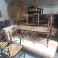 William Morris, ford Maddox Brown, a Rare Pair of Sussex Three Seater Settees - Thumbnail 7
