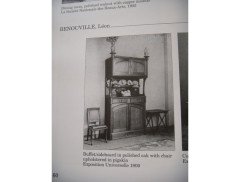 Leon Benouville. An Art Nouveau Oak Desk or Side Chair with Subtle Organic Lines - Thumbnail 18
