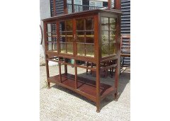 E. A. Taylor for Wylie & Lochhead Arts & Crafts Display Cabinet with Heart Details - Thumbnail 9